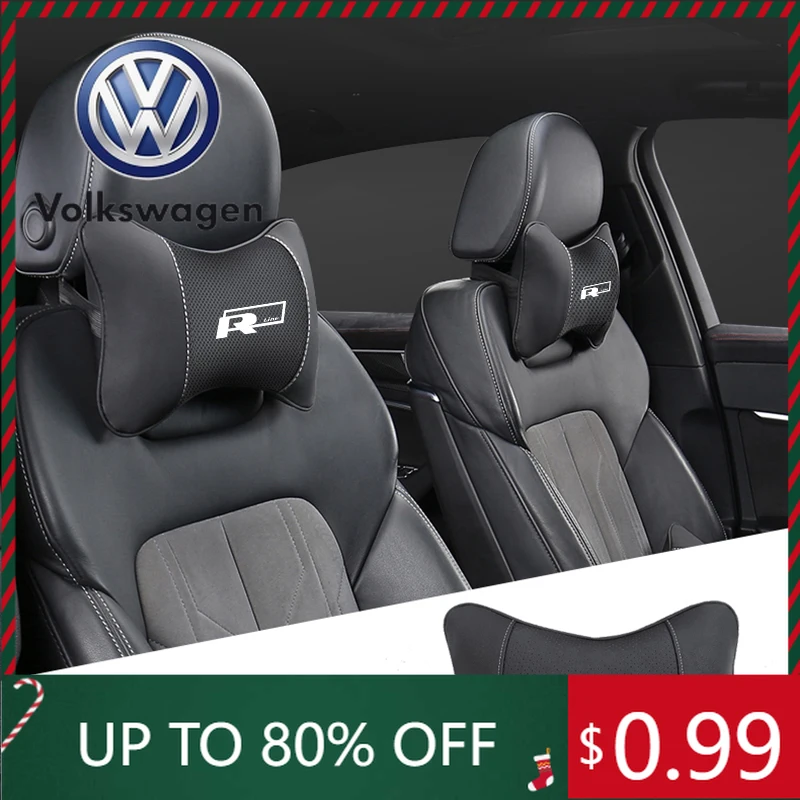 

Новинка 2026: Подушка-подголовник для сиденья автомобиля (1 шт.) для Volkswagen R-Line, T-Cross, Arteon, Magotan