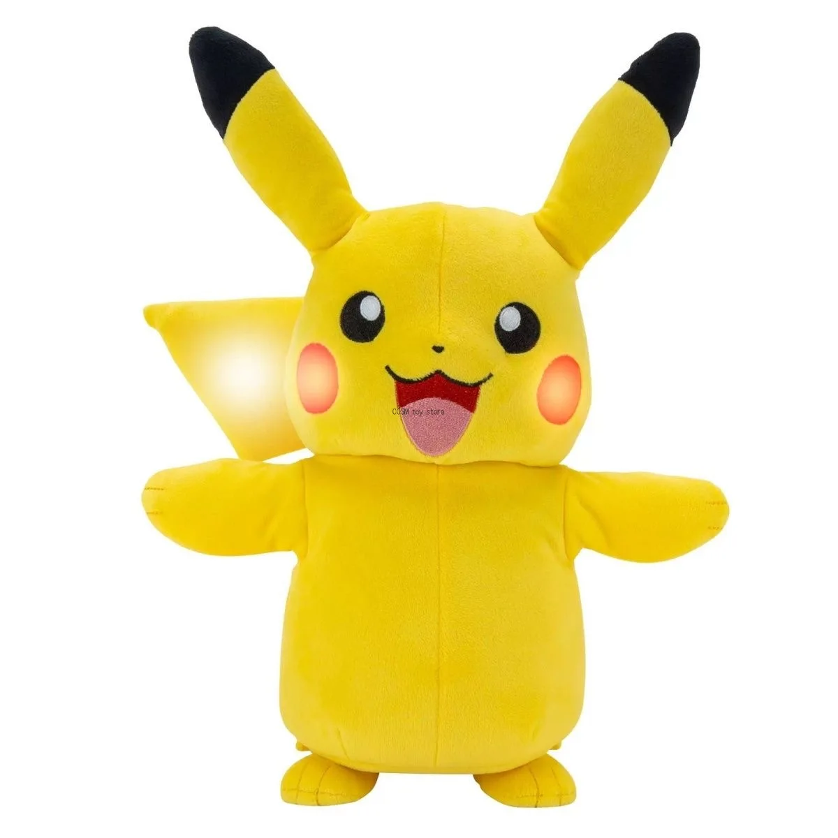 Pokemon Electric Charge Pikachu Soft Plush Interactive Touch Response 30+ Reactions Light Sound Motion Collectible Holiday Gift