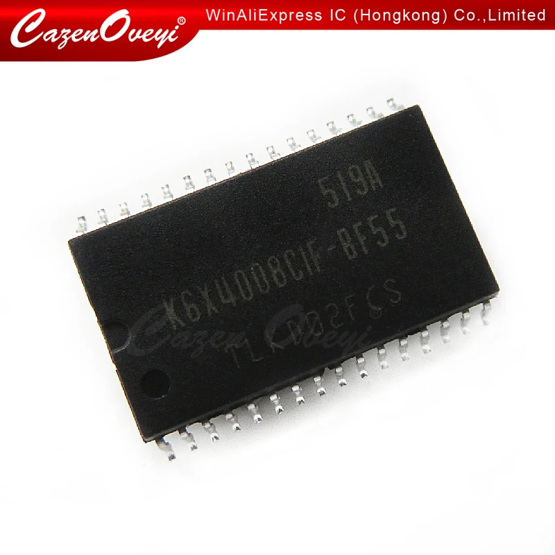 10pcs/lot K6X4008C1F-BF55 K6X4008C1F BF55 TSOP-32 Memory  512Kx8 bit Low  full CMOS Static RAM In Stock