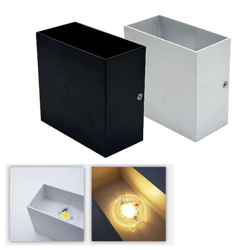 

Up and Down LED Wall Lamp 6W Aluminium Interior Wall Light For Bedroom Living Room Stair Aside Decor Indoor Lighting Fixture