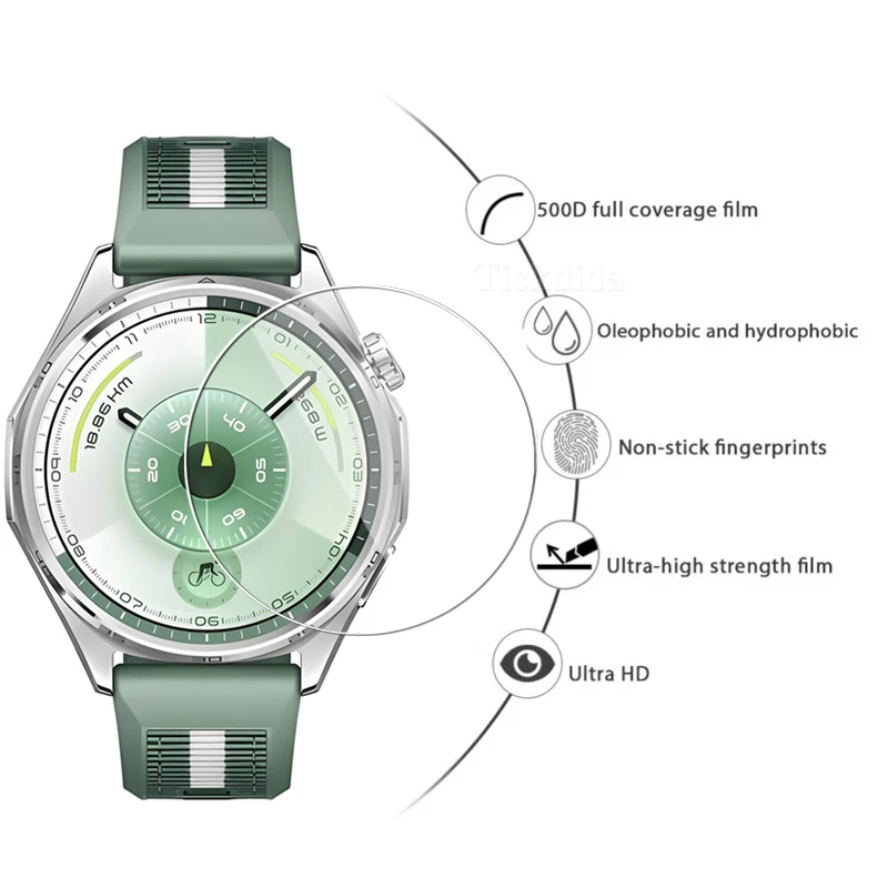 Tempered Glass for Huawei Watch GT 6 5 46mm 41mm Screen Protector Film Anti-Scratch for Huawei GT6 GT5 46mm Watches Accessories