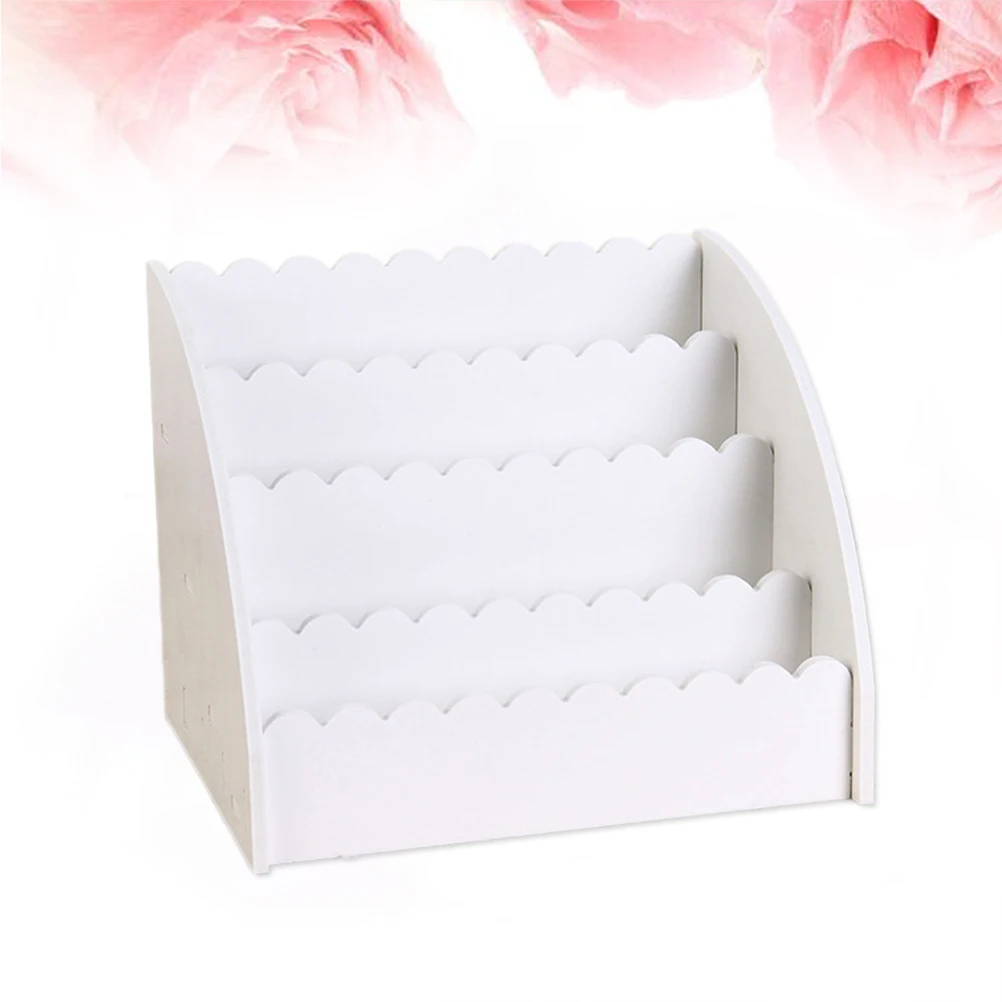 

Sturdy Desktop Organizer Cabinet Large Capacity Makeup Storage Office Accessories Holder Face Cream Lipstick Brush Case