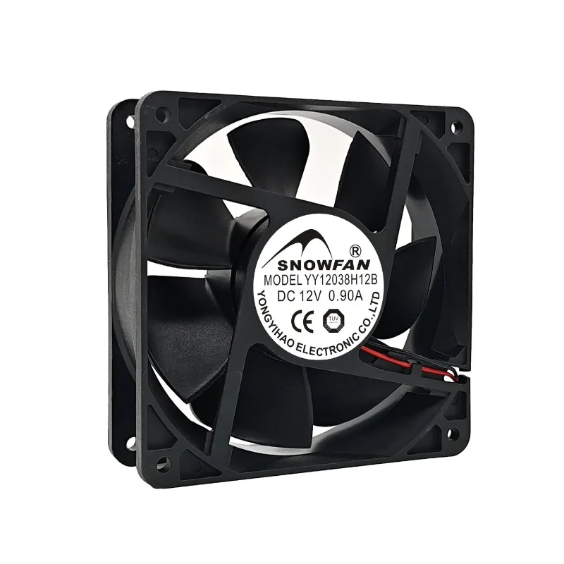 New Cooler Fan for SNOWFAN 12038  YY12038H24B/12B/48B 12V 24V 48V 0.9A Cooling Fan 120 * 120 * 38MM