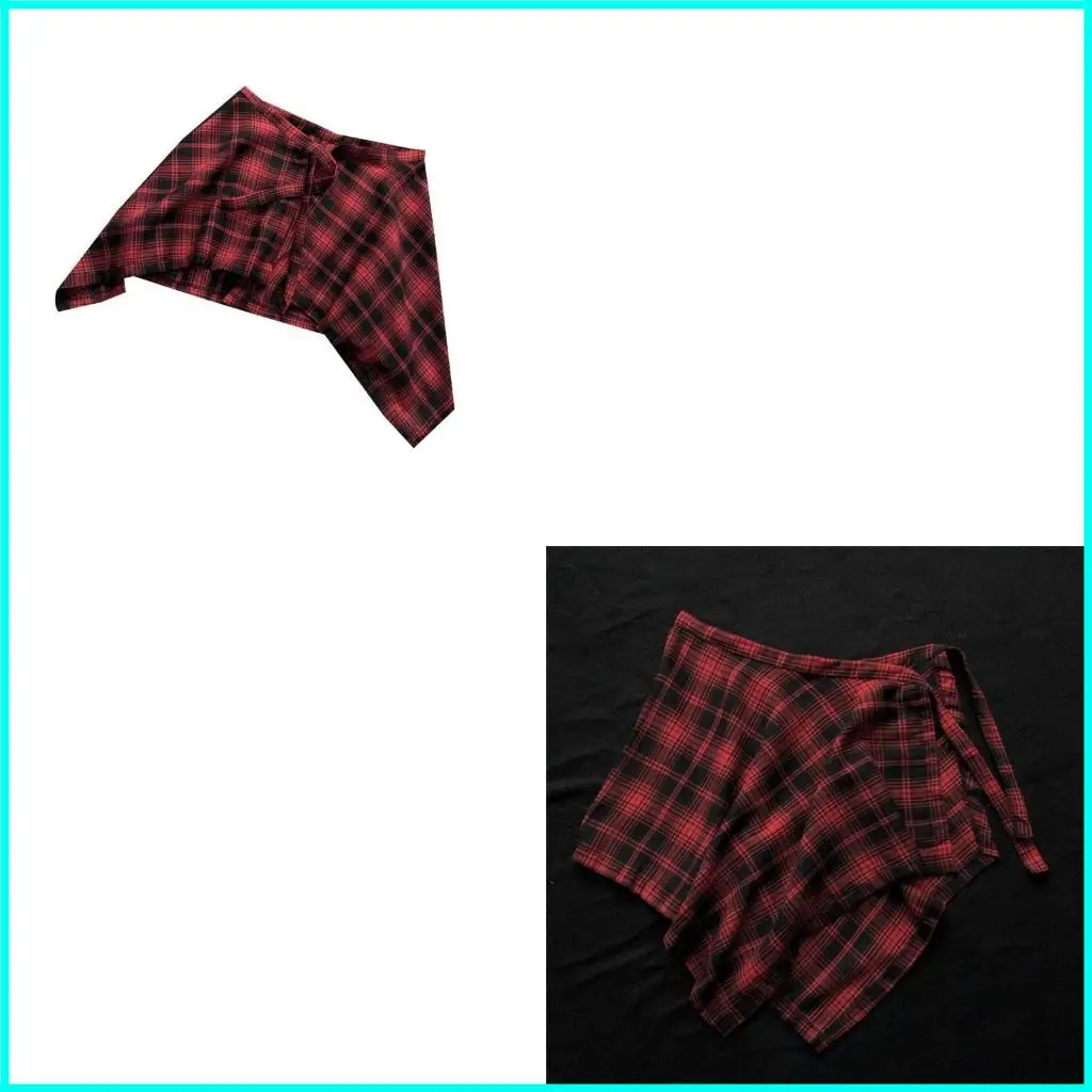

Simple Yet Trendy Pieces Skirt with Adjustable Tie Apron Skirt Party Covering Overskirt Hip Scarf for Easy Pairing