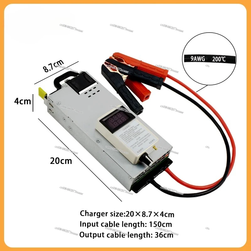

Lifepo4 Charger 12V 62A 60A Lithium Battery Charger 110V-240V Input 3-15V Adjustable Quick Fast Adapter for Lifepo4 Battery