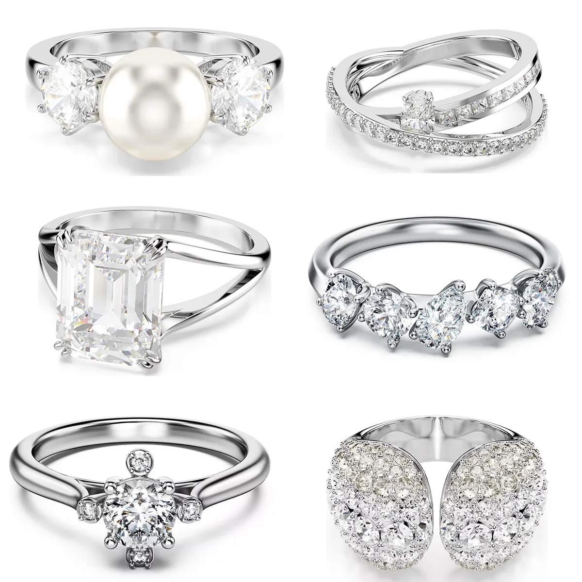 The Latest Styles Of Rings Are Coming. The Rich Colors And The Dazzling Crystals Will Make Your Outfit More Dazzling.