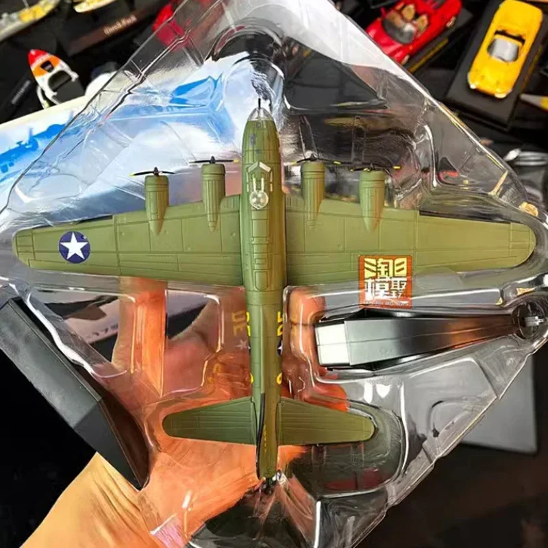 New Diecast 1:144 Scale U.S. Air Force B-17 B17 Bomber Air Fortress Alloy Finished Simulation Model Souvenir Gifts for Adult Boy