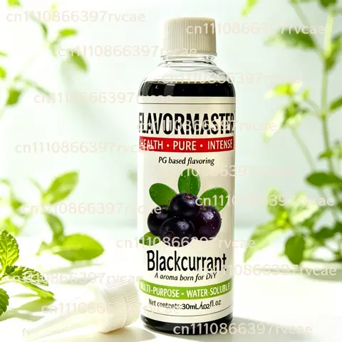 Water Soluble Blackcurrant Flavor VP Liquid Nicotine Free Food Grade Concentrate for DIY VP Juice Making