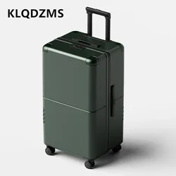 KLQDZMS-maleta rodante con ruedas universales para mujer, Maleta de equipaje de gran capacidad de 20, 24 y 28 pulgadas, ABS + PC, nueva