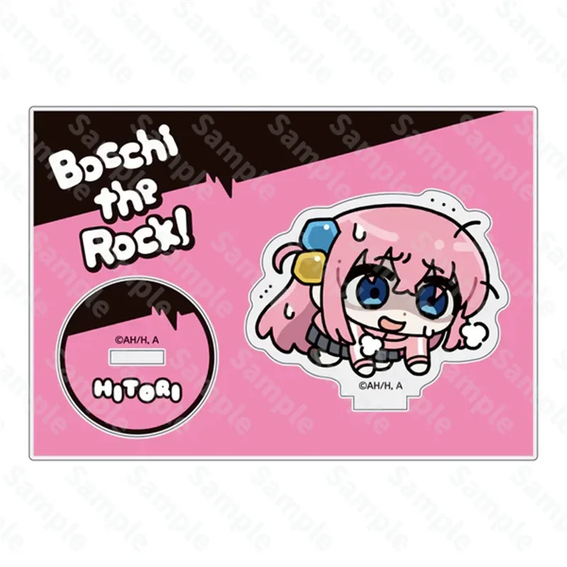 BOCCHI THE ROCK! Figurki akrylowe Chibi z anime, postacie Yamada Ryo i Ijichi Nijika, ozdoby na biurko, prezenty dla fanów.