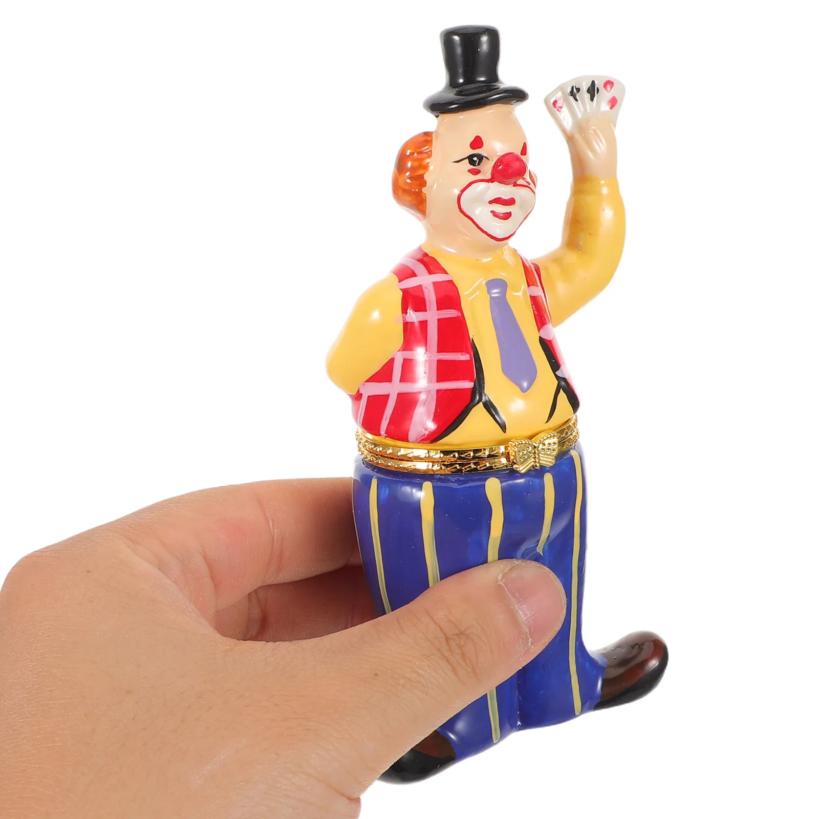 

Ceramic Clown Statue Halloween Decorations Figurine Figurines Table Centerpiece Props Carnival Figures