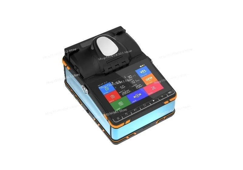 Mini 6-Motor K5 Fiber Fusion Splicer, FTTH ARC Multi-function with Touch Screen, OPM & VFL for Optic Cable