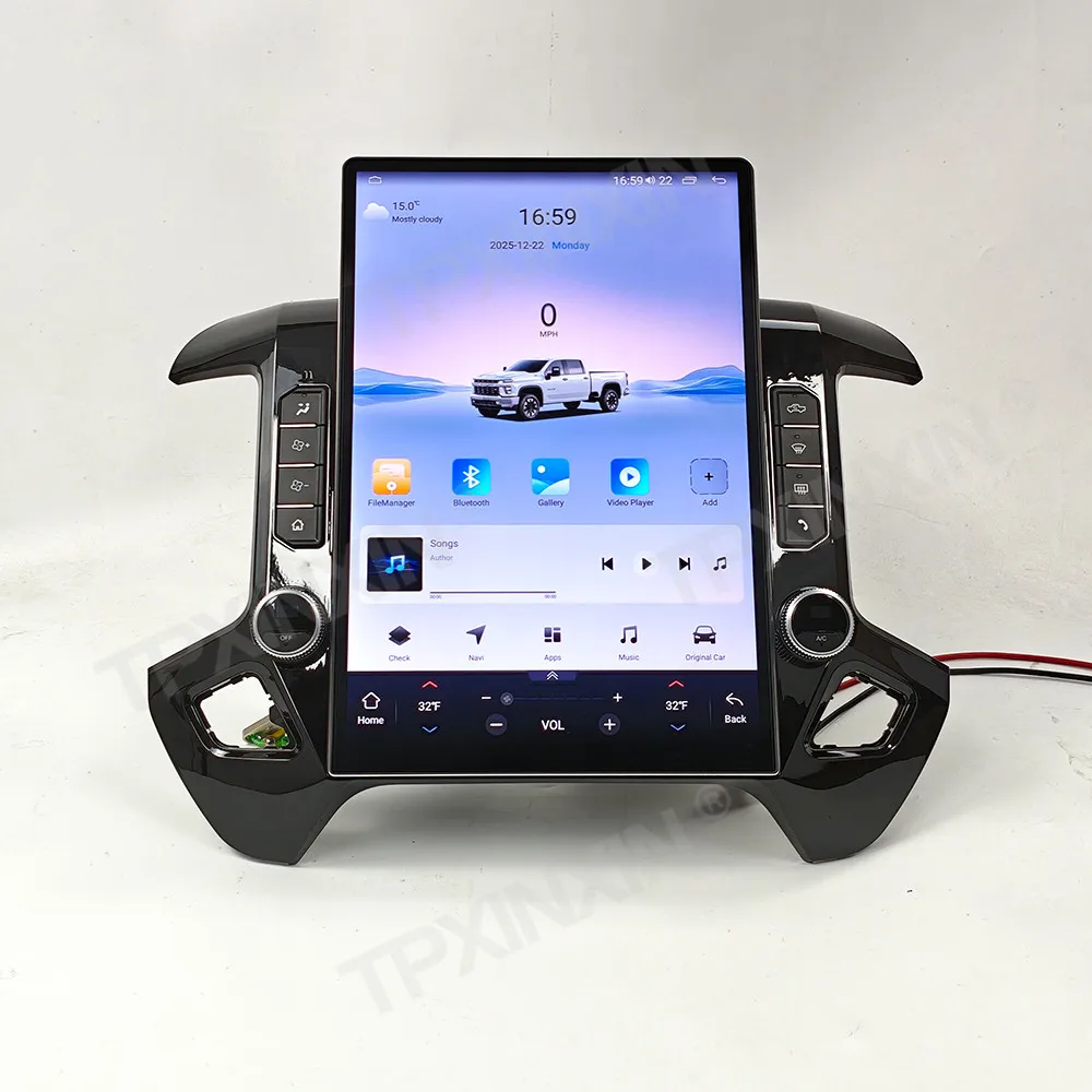 15.6“ For Chevrolet Silverado 2014~2018 Android Carplay Car Radio Automotive Multimedia Stereo Player GPS Navigation Head Unit