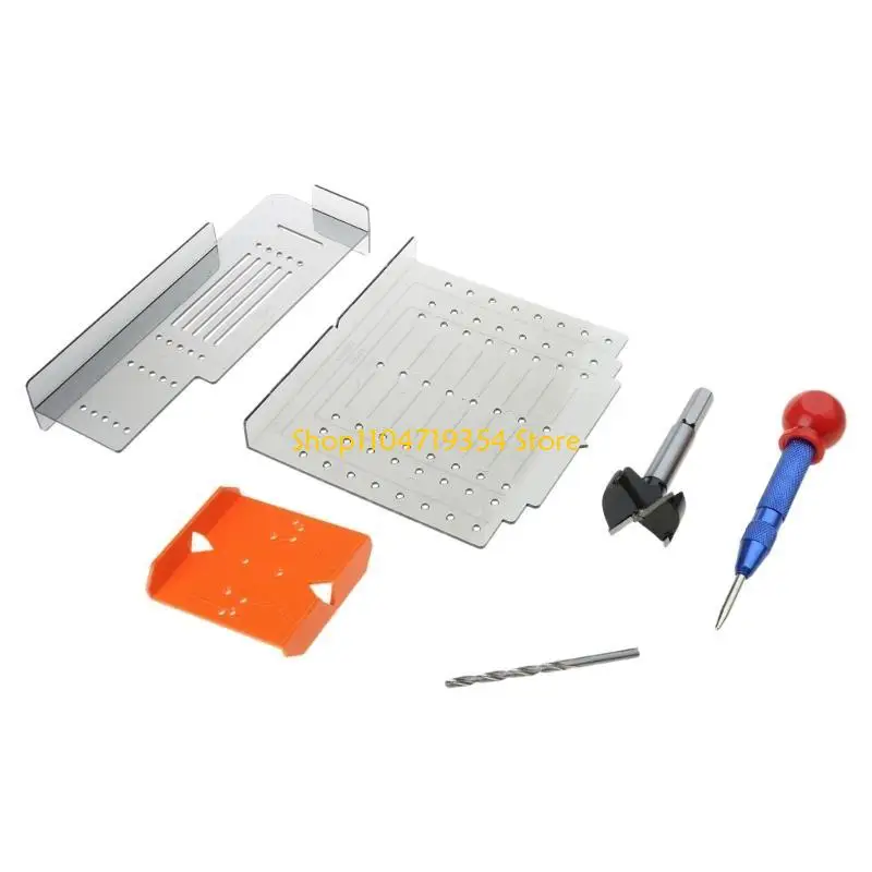 

Door Handle and Knob Locator Cabinet Hardware Jig Cabinet Hardware Jig Drill Template Guide Cabinet Drawer