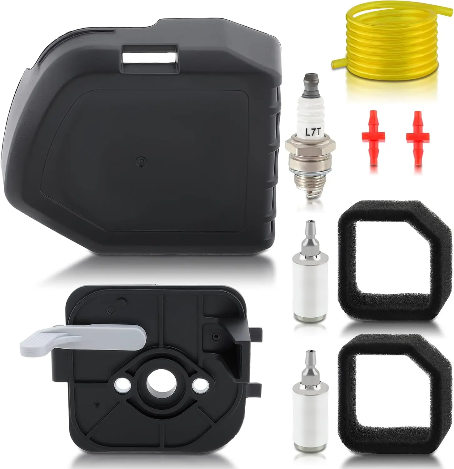 308649003 Air Filter Cover with 307191001 Airbox Base Assembly Fit for Ryobi RY251PH RY25PHEMC 25CC String Trimmer RY254BC RY254