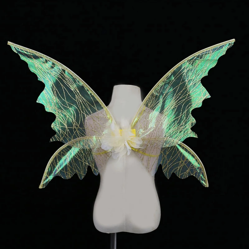 

652F Girls Fairy Costume Angel for Butterfly Fairy Wing Party Fancy Dress Dressing Up