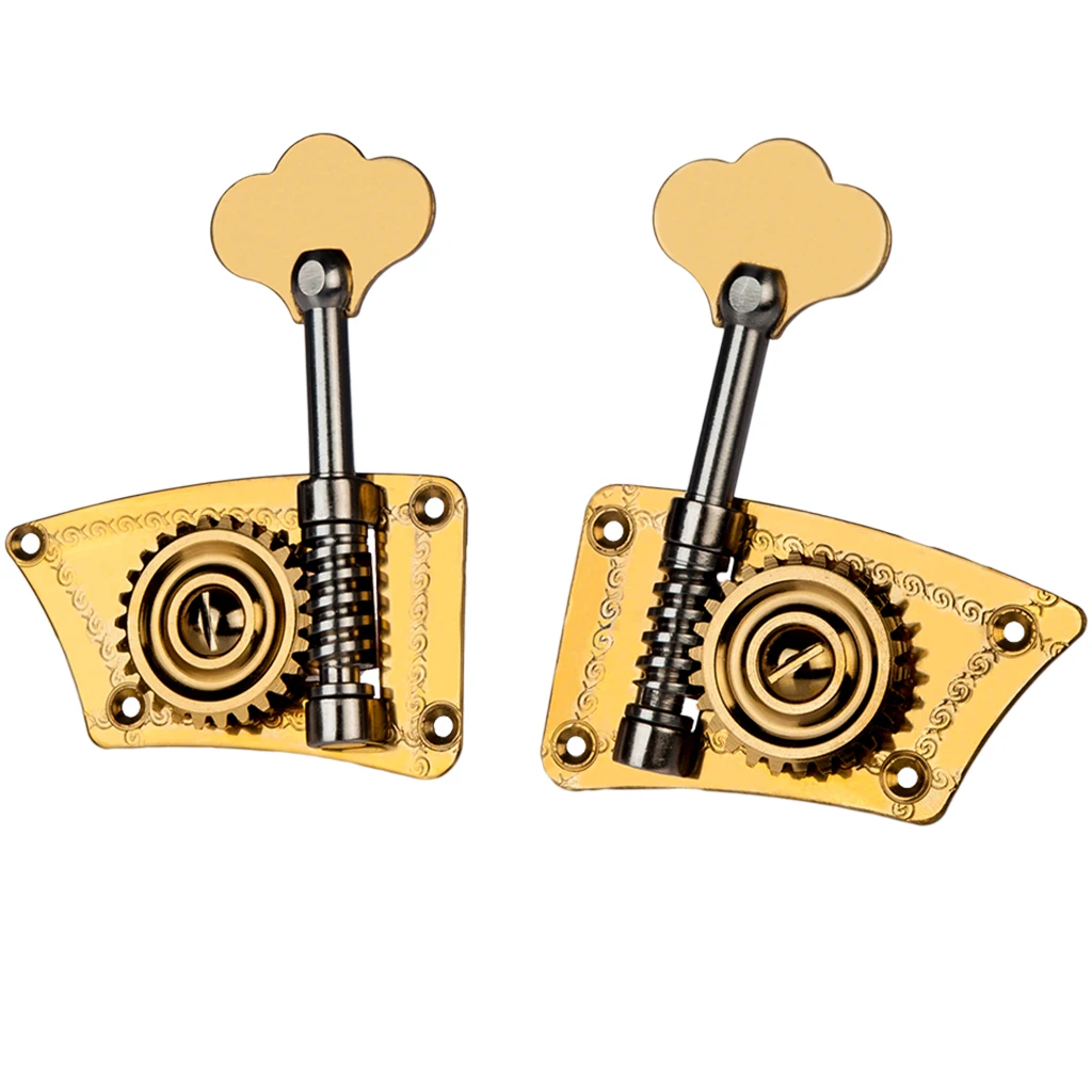 2L2R Upright Double Bass Tuning Pegs Tuners Machine Heads Singer Tuner For 3/4 4/4   Universal Concert