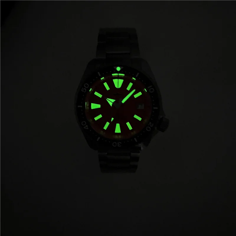 Heimdallr SKX007 Dive Watch Titanium NH35 Automatic Sapphire Crystal 20Bar Waterproof C3 Super Luminous Luxury Man Watch Reloj