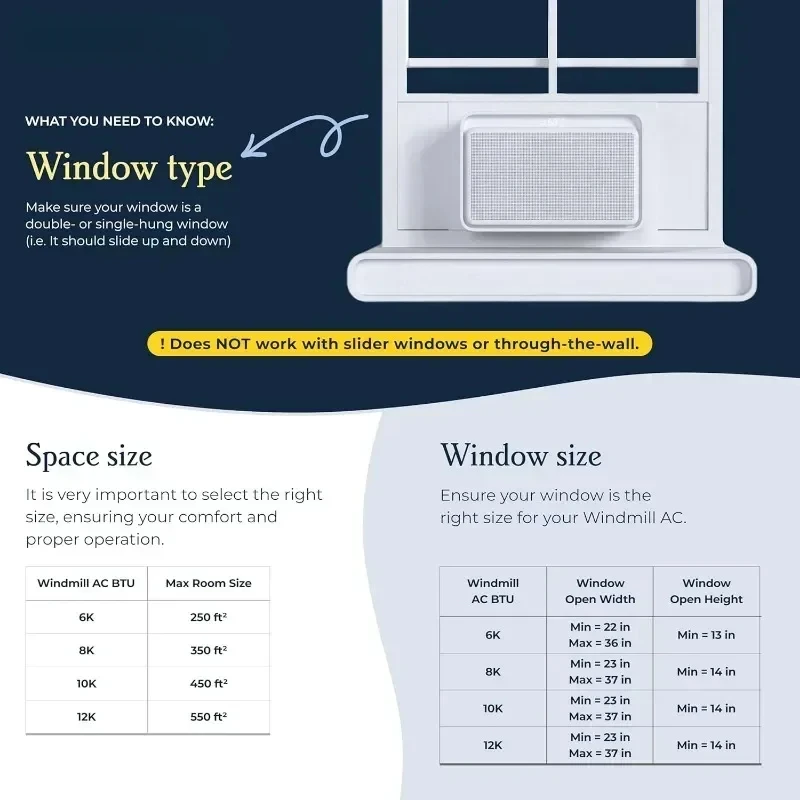 Modern Air Conditioning Voice Enabled Window Air Conditioning Units - Easy To Install
