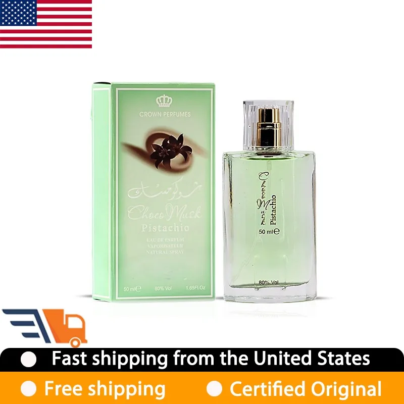 

Парфюмерная вода Al-Rehab Choco Musk Pistacho, 50 мл (1.65 унции), стойкий ароматический гурманский парфюм с феромонами