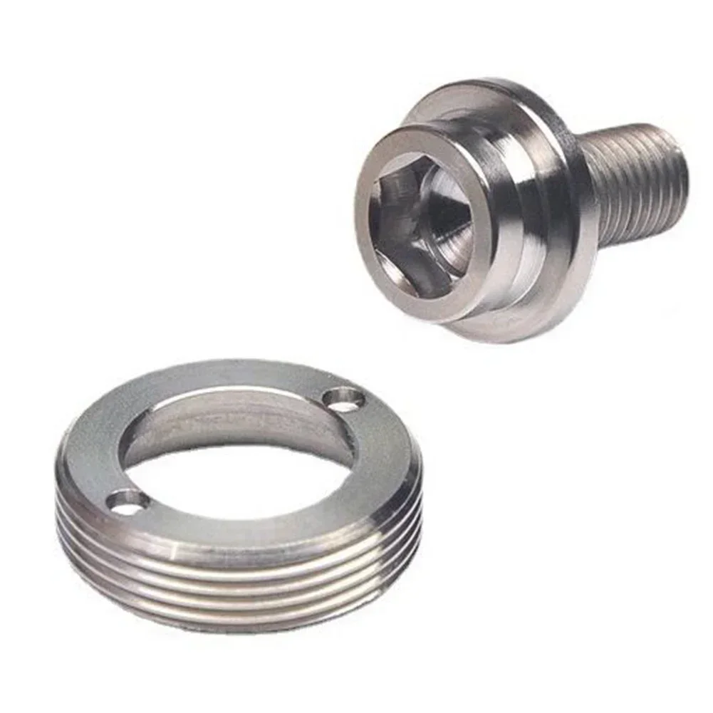 Bicycle Bottom Brackets Screw Hex With Dust Cover M8x15mm Alloy Square Hole Sealed Bolts Bike Accessories