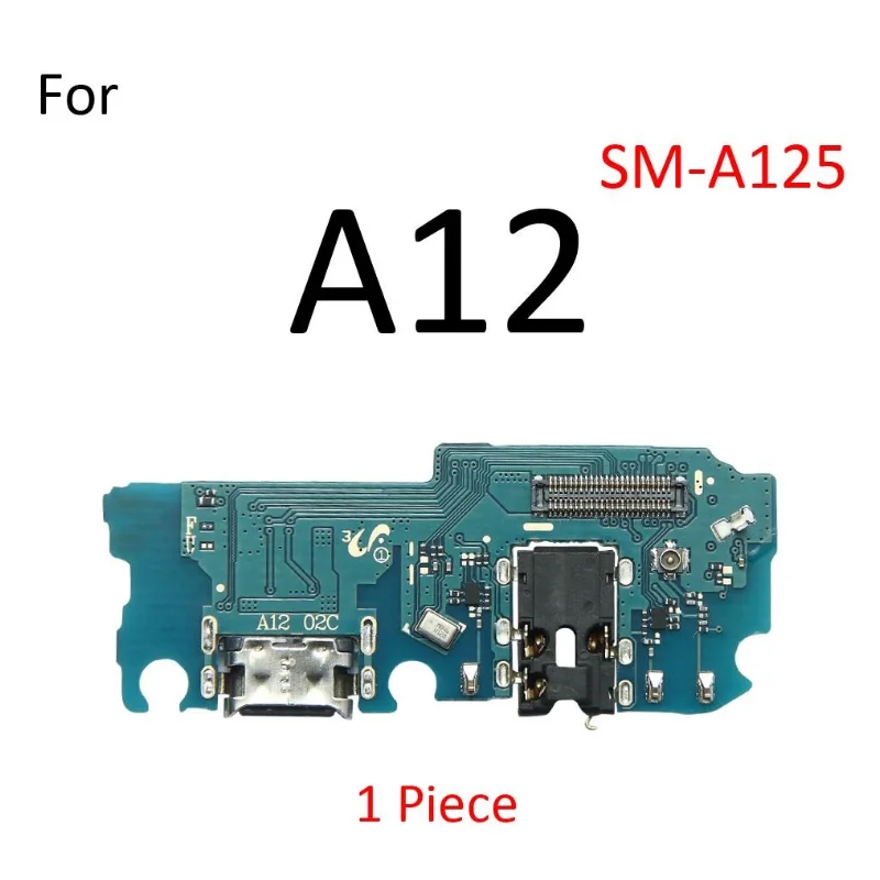 USB Charging Port Connector Board Flex Cable With Microphone Mic For Samsung Galaxy A01 A02 A11 A12 A22 A31 A32 4G 5G  A03S image 6