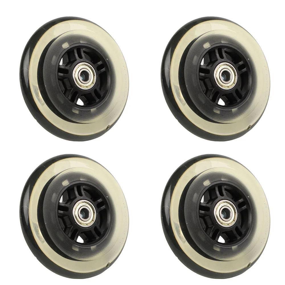 High Elasticity Rollers 100mm PU Wheels Imported Polyurethane Material Noise-free Operation Replacement Wheels For Scooters