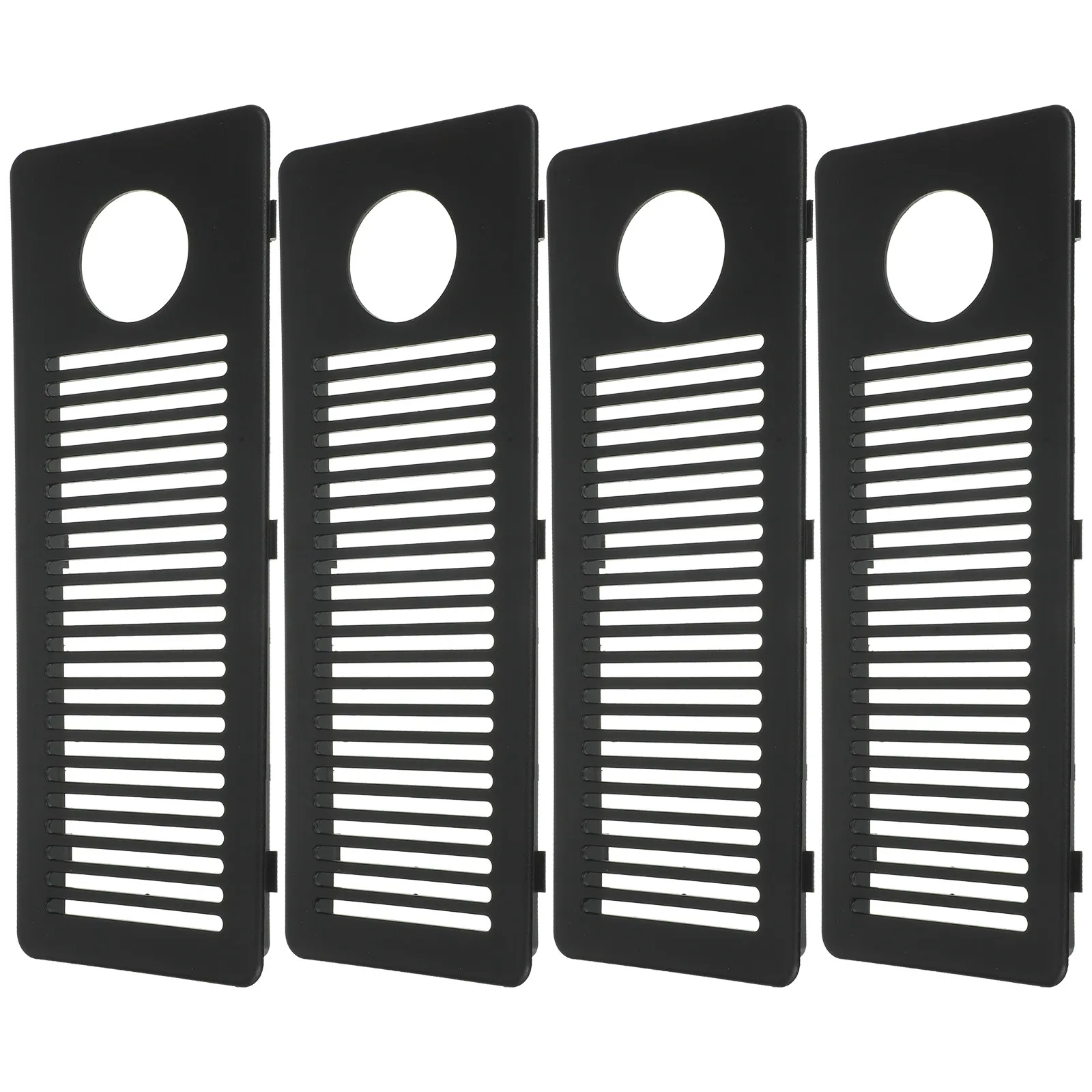 4Pcs Computer Host Air Vent Main Engine Ventilator ABS Reusable Cabinet Vent Grille for Kitchen Shoe Closet Furniture Air Vents