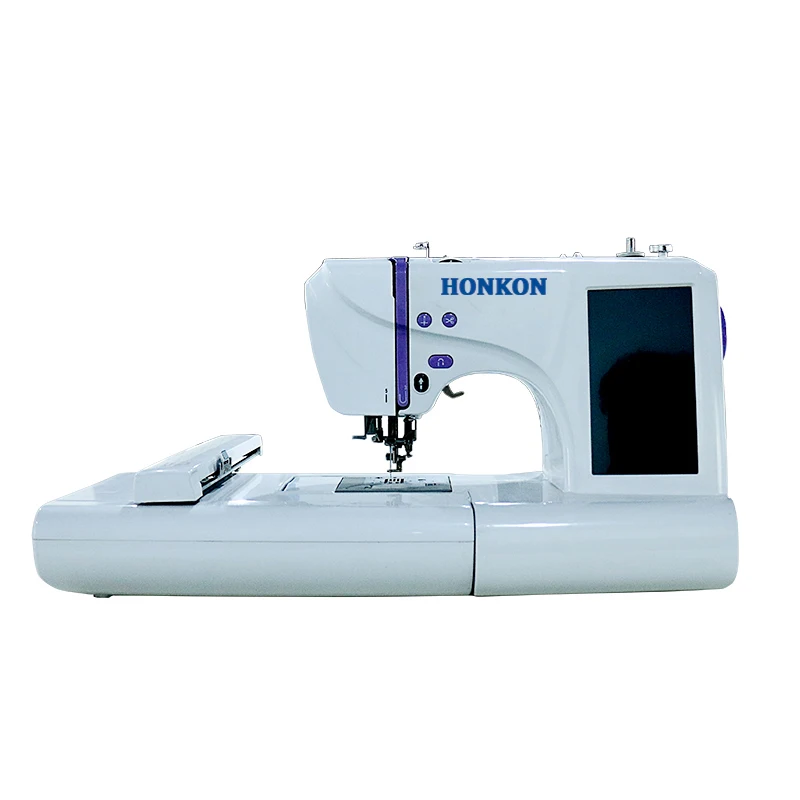 

Household Computerized Touch Screen Button Hole Multi-function Single Needle Embroidery Sewing Machine