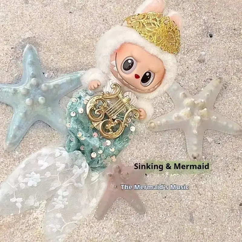 

Only Clothes Mermaid Suit Bikini For 17cm Doll'S Clothes Accessories Swimsuit Shell Pearl Costumes Doll Cross-Dressing Clothes