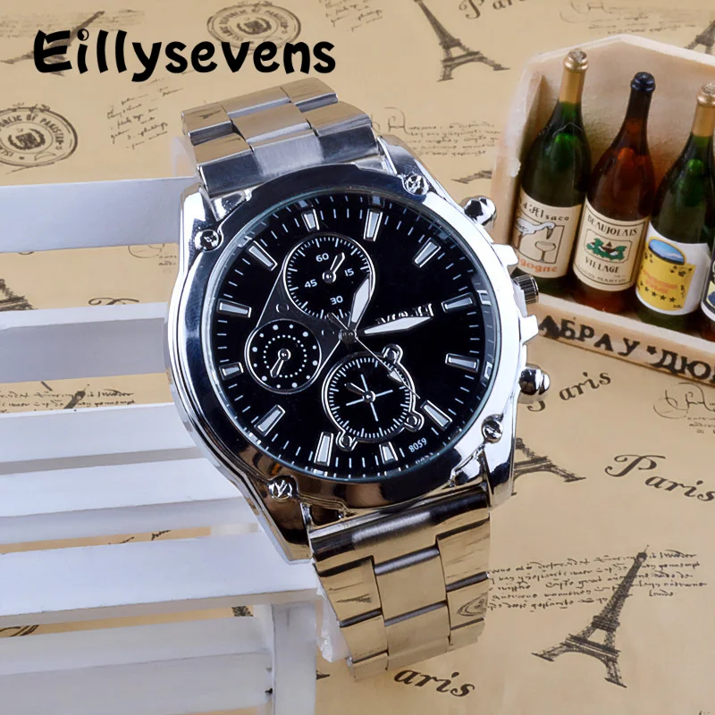 

Men Stainless Steel Band Machinery Sport Watches Exquisite Processing Business About Mens Automatic Luxury Clock Automatic