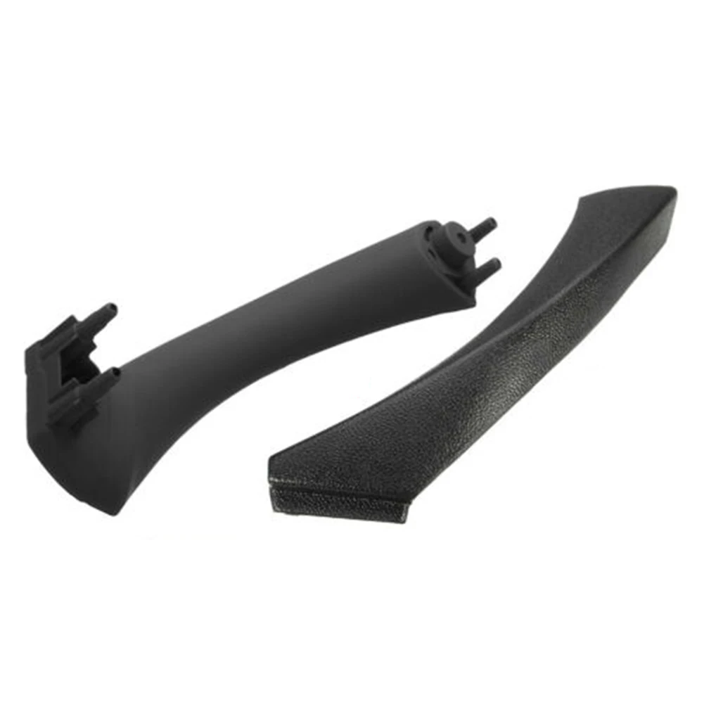 Car Door Panel Handle Pull Trim Cover Set Inner & Outer ABS Plastic Left Side For BMW 3Series E90 E91 328i Sedan Wagon