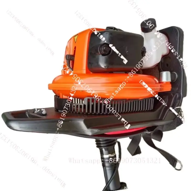 

uilHair dryer two-stroke engine pavement cleaner blowing fallen leaves garbage dust light snow