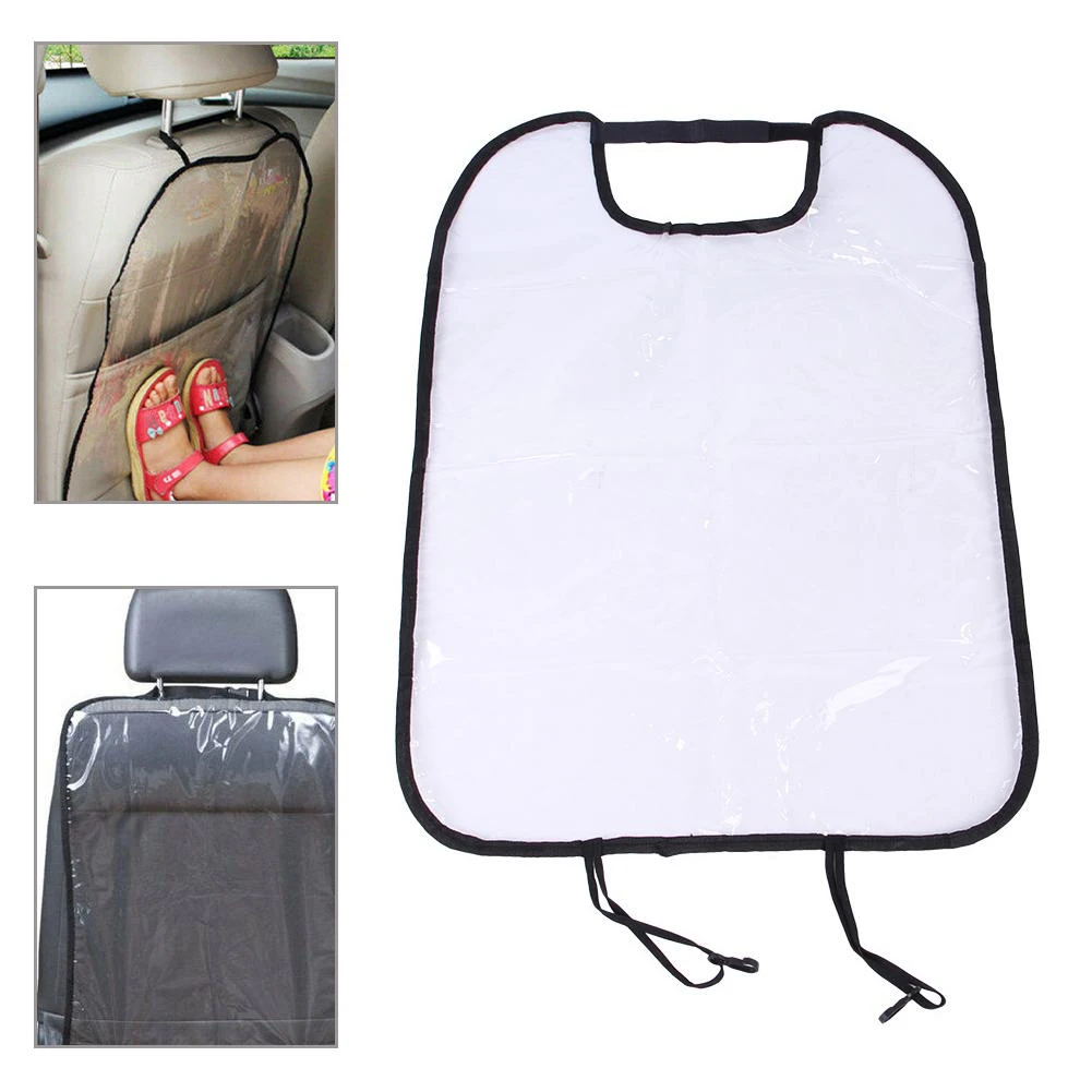 Car Seat Back Protector Cover Mat Transparent Kick Pad For Kids Kick Clean Anti Dirt Mud Protection Cover 58x42.5cm