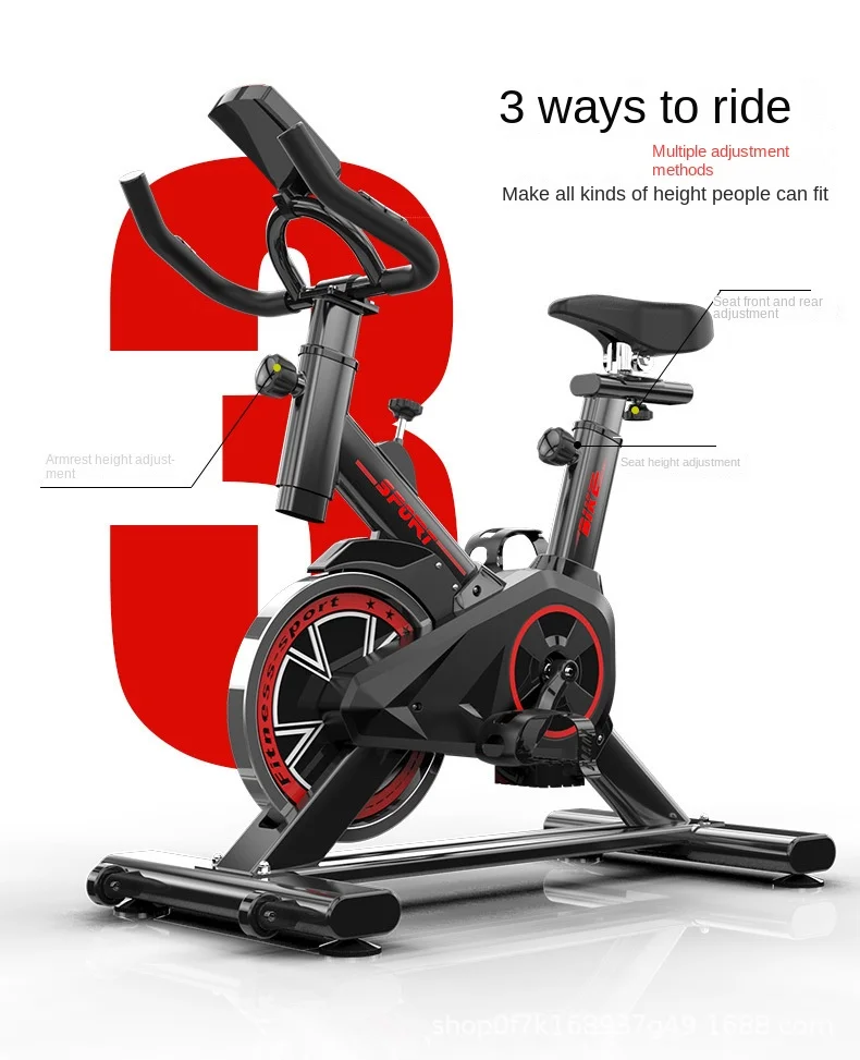 Adjustable Indoor Stainless Steel Exercise Fitness Spin Bike Static Sports Bike
