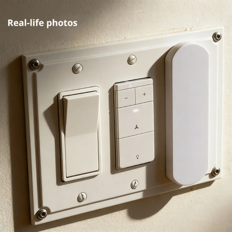 K1AE Bathroom Garage Wall Outlet Cover Set Wall Plate 2 Pack for Simple Replacement and Repeated Opening Access Across