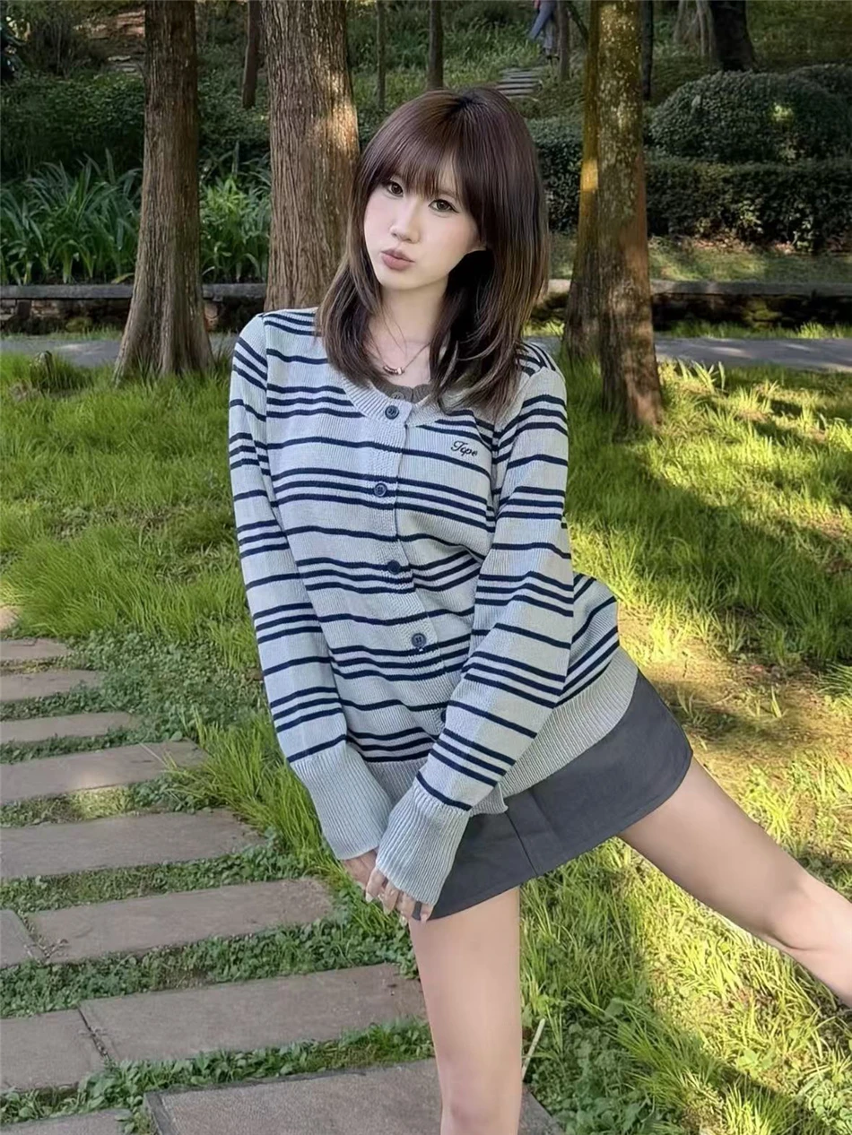 الكورية Sle فضفاضة المرأة سترة مشغولة من الصوف لينة شريط سترة ملابس خارجية الخريف الشتاء جديد وصول التخسيس طويلة Sve جولة...