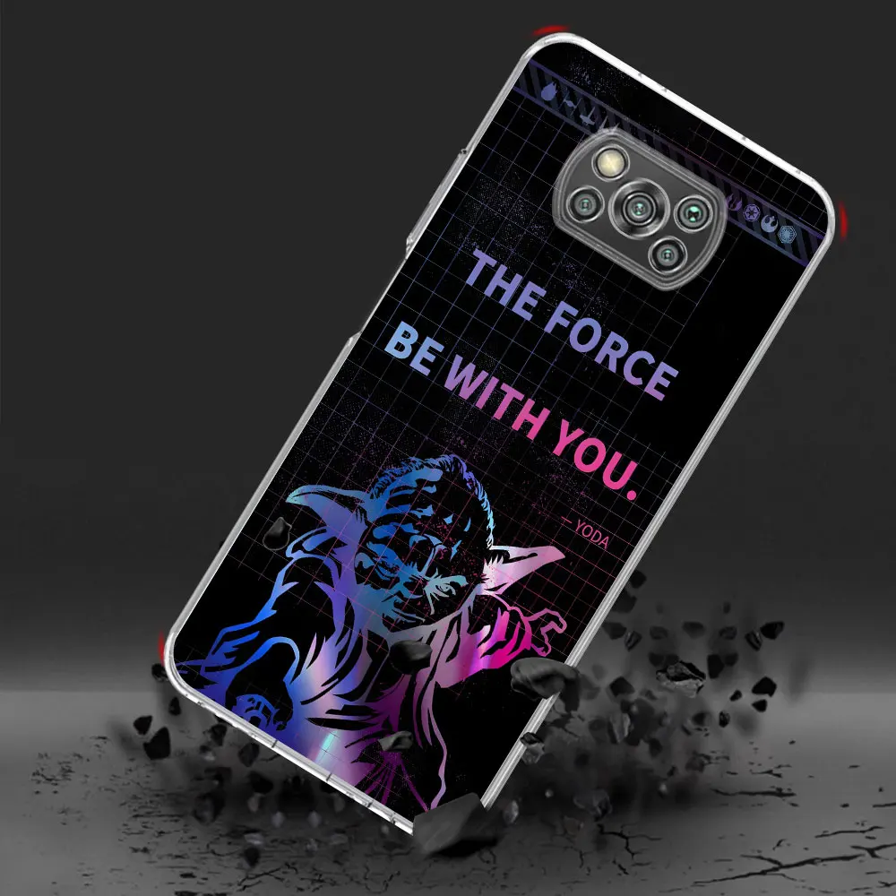 Yoda Darth Vader Obi-Wan Kenobi Case for Xiaomi Poco X6 X5 F4 M5s X3 NFC F1 F5 M5 M3 M4 GT F3 F2 X4 Pro TPU Soft Phone Cover