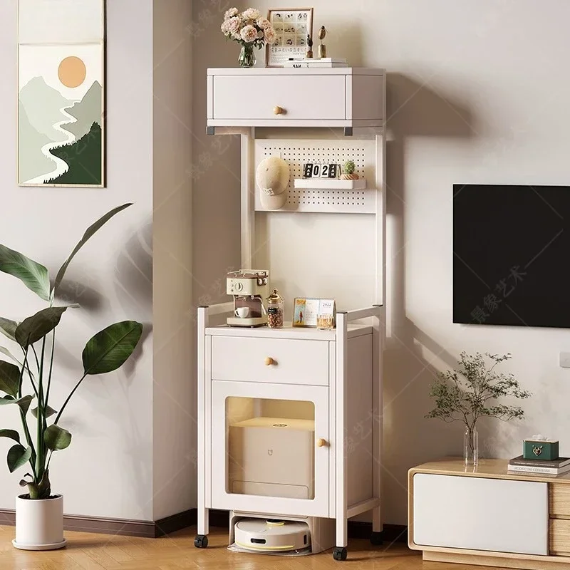 Exquisite Household Goods Shelf Living Room TV Cabinet Next To Washing Machine Storage Shelf Simple Removable Side Cabinet