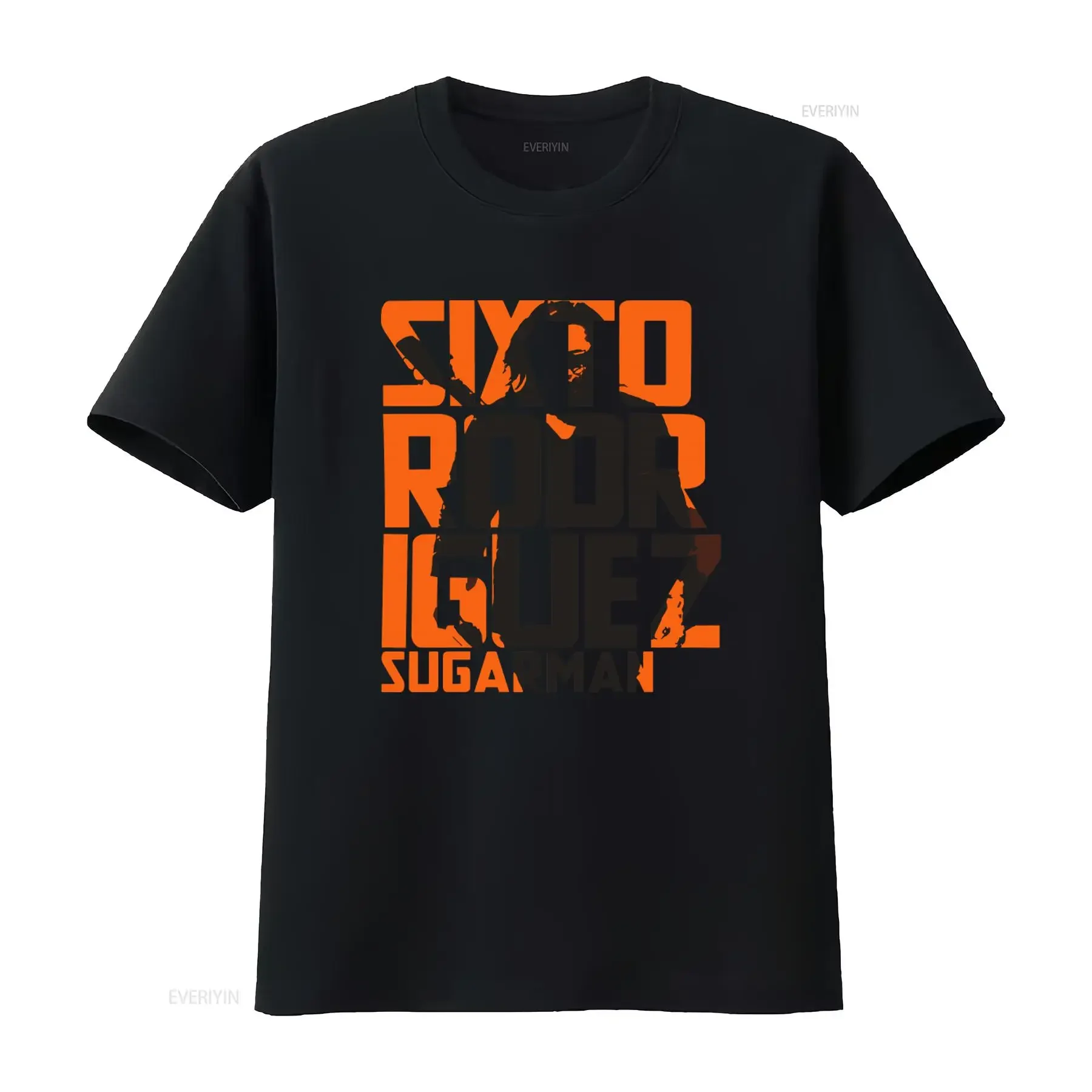 Soft Cotton T Shirt Sixto Rodriguez Sugar Man Print for  vintage Washed Casual Slightly Stretched Stylish homme fashion