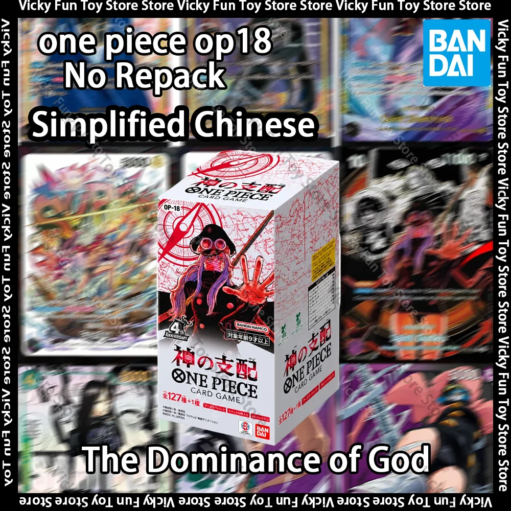 Neue Original Bandai One Piece OP18 Sammelkarten TCG Vereinfachtes Chinesisch Sammelkarten-Spielkarten Geschenke