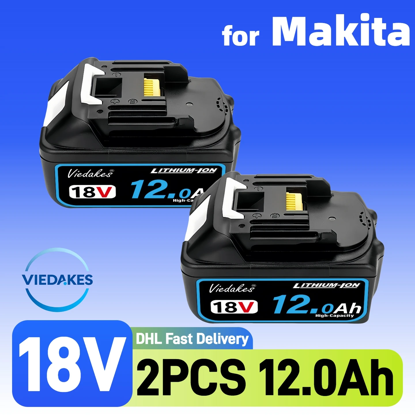 100% Original 18V 12000mah Fast Charging Lithium-ion Battery ◇ For Makita 18v BL1850 BL1840 BL1830 Battery◇