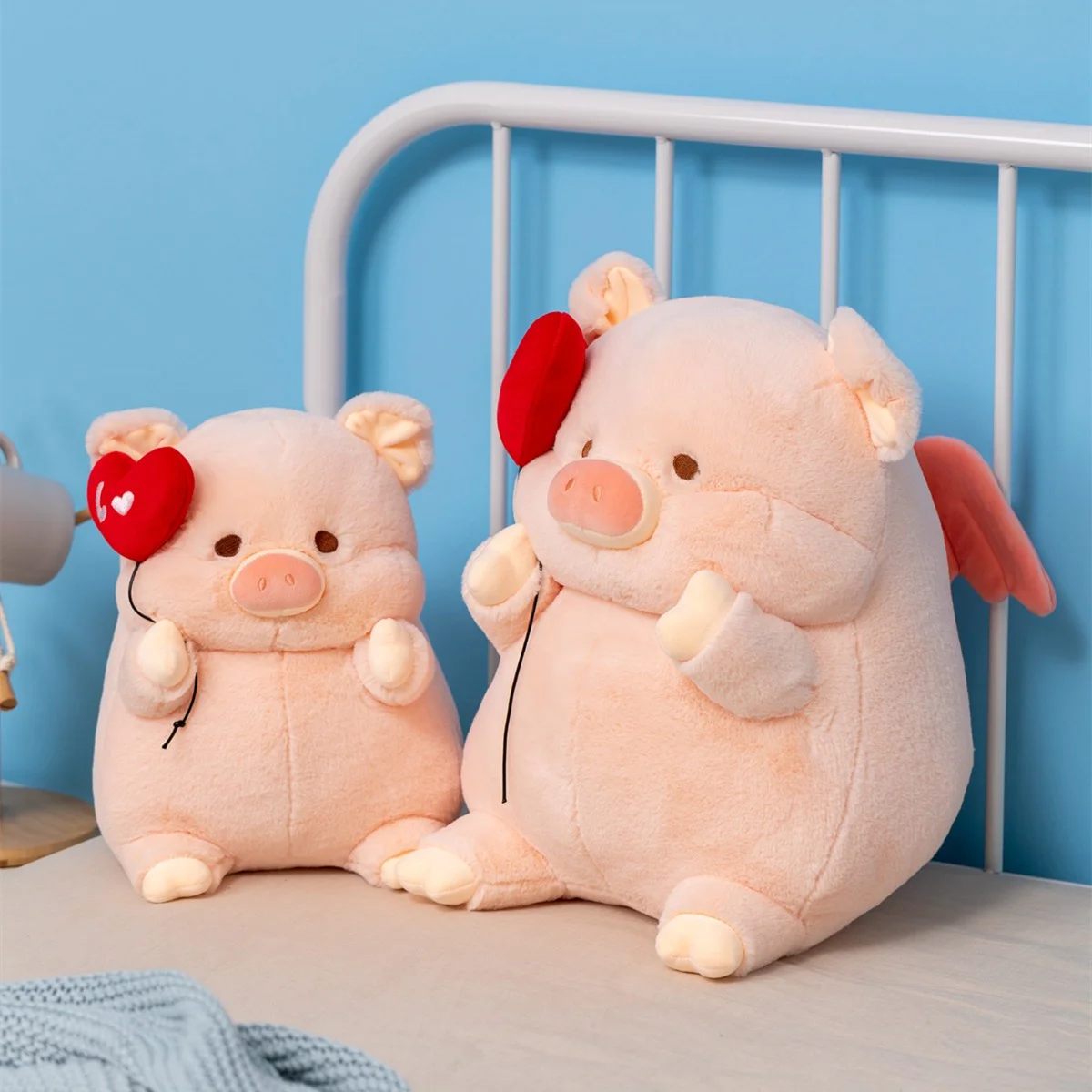20-30cm Kawaii Angel  Pig Plush Toy Cartoon Stuffed Animals Plushies Doll Anime Soft Kids Babys Toys for Girls Birthday Gift