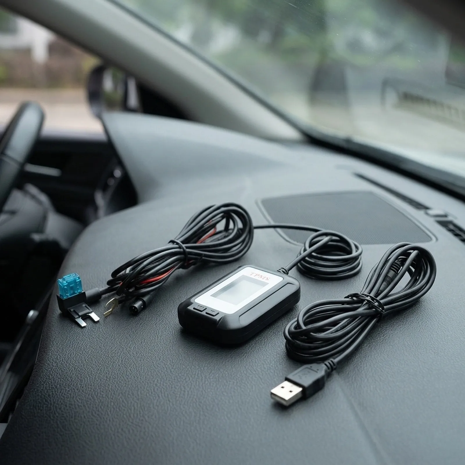 12V for Power Tire Monitor Tire Pressure Monitor Tire Pressure App Wireless for tpms Real-time Monitoring Multiple Alerts