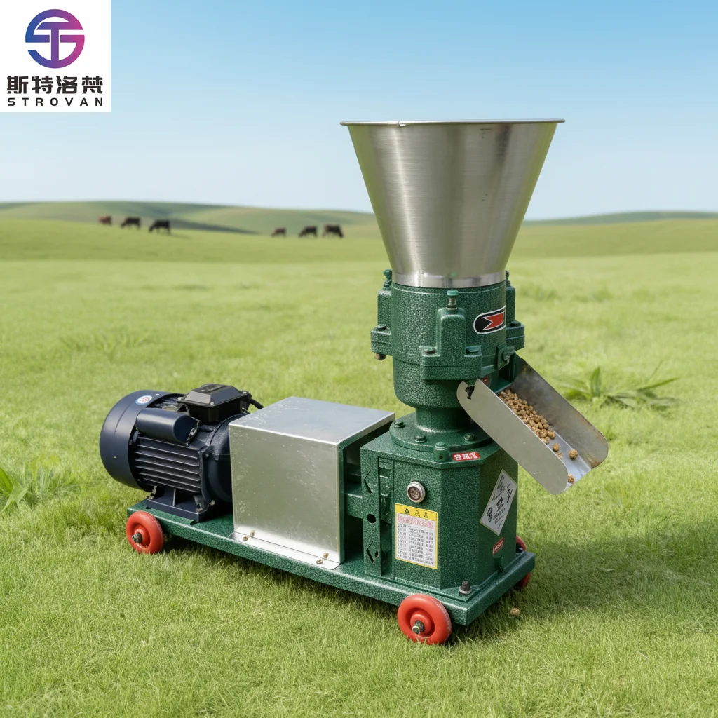 Small Feed Pellet Machine for Chicken, Rabbit, Fish, Cattle, Bird and Pig, Animal Feed Granulator for Ranch & Farm