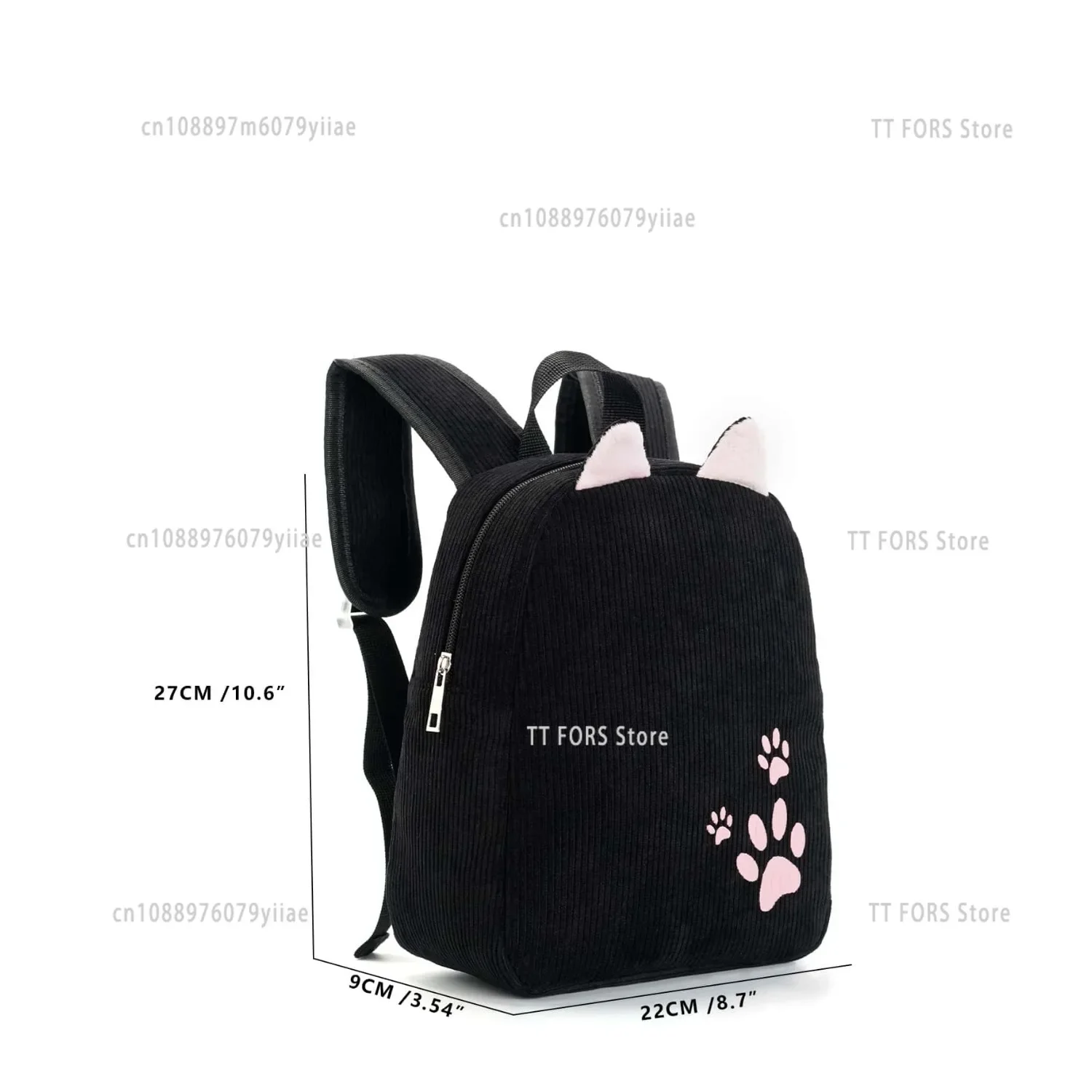 กระเป๋าเป้เด็ก DIY ลายการ์ตูน ความจุขนาดใหญ่ กระเป๋าเป้ผ้าลูกฟูก สำหรับเด็กชายและเด็กหญิง กระเป๋าเป้เด็กอนุบาล ของขวัญสำหรับเด็ก