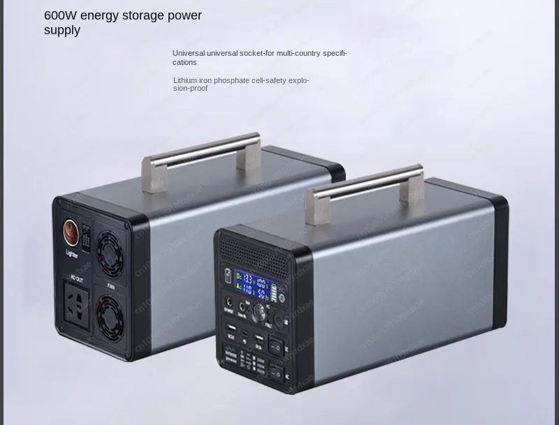 Outdoor mobile power supply, high-power power outage emergency stall self-driving camping convenient energy storage power supply