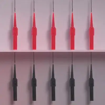 10Pcs Multimeter Test Probe High Sensitivity Replacement Tester Needle for Digital Analog Multimeters Premium Conductive Test