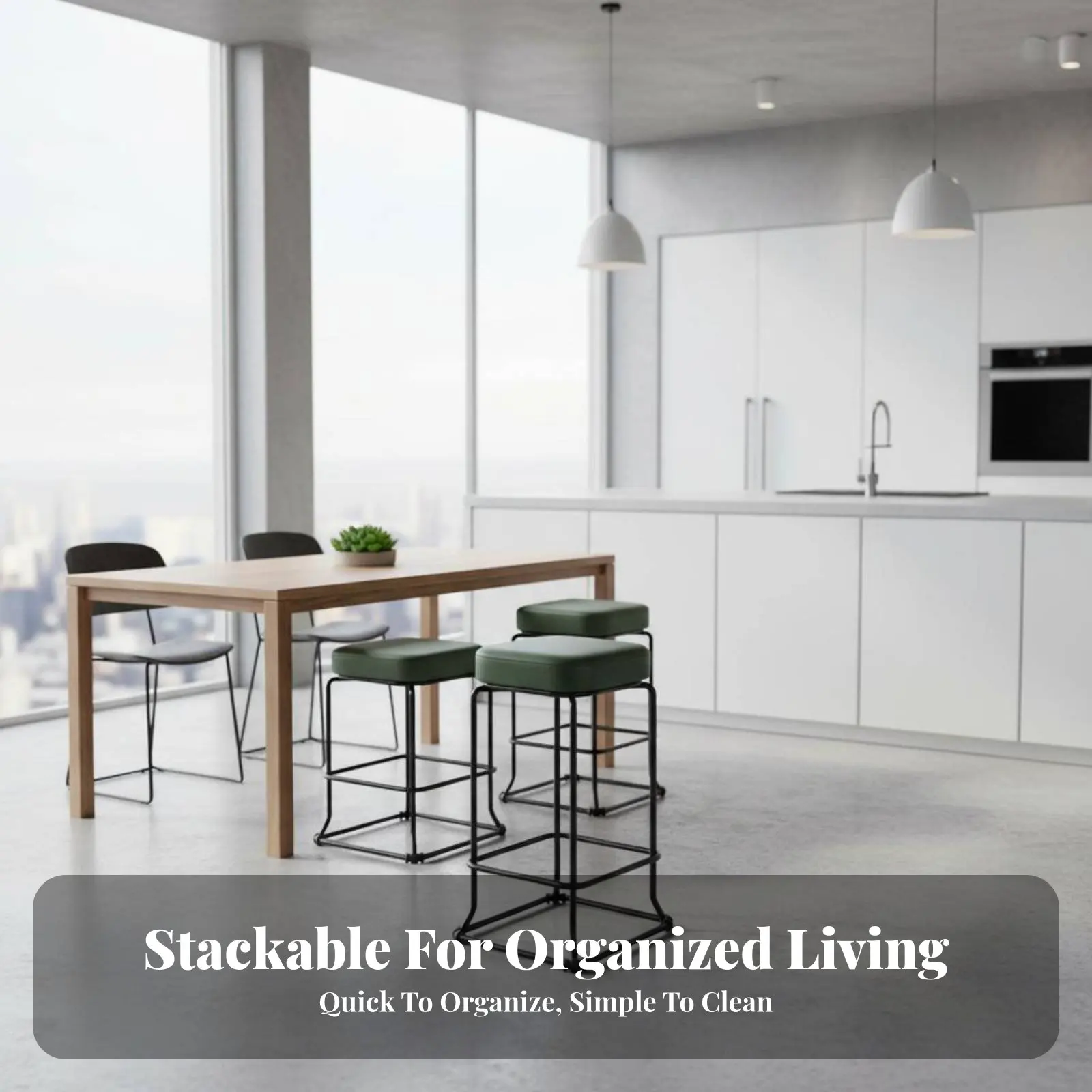 

Мягкий складной стул без спинки с обивкой из искусственной кожи, прочная конструкция, для семей, домовладельцев, дома, класса.