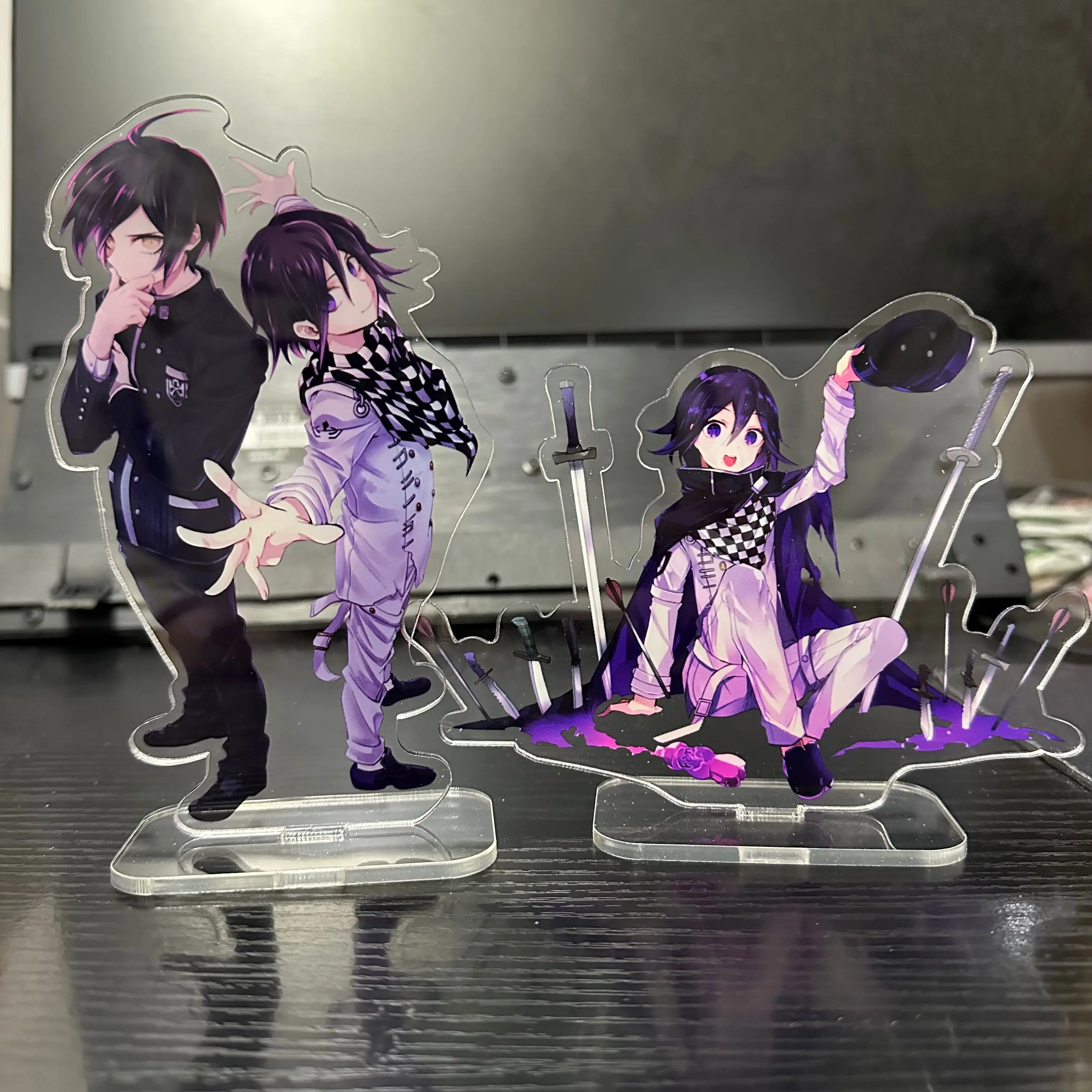 Game Danganronpa Anime Figure Kokichi Oma komaeda nagito Acrylic Stands Model Plate Desk Decor Prop Standing Sign Fans Gift 15CM